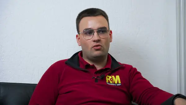 Marvin Moschinski von der R+M Heizungsbau GmbH im Interview